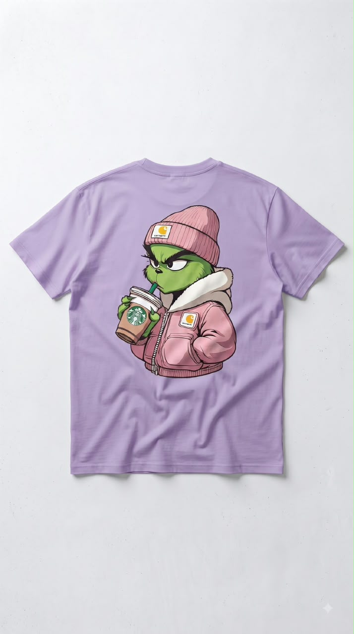 Pink Mood Grinch Tee